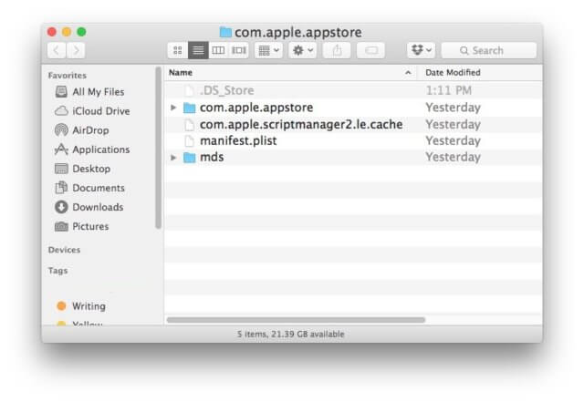 Large App Caches On Mac